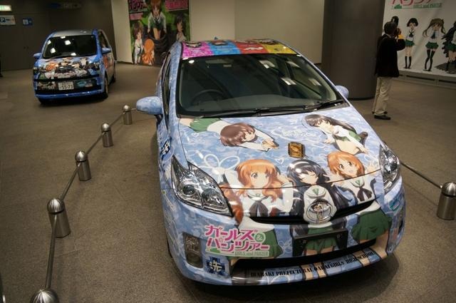 公式痛車のプリウス、240万円で販売…ガールズ＆パンツァー公式