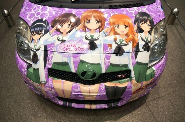 公式痛車のプリウス、240万円で販売…ガールズ＆パンツァー公式