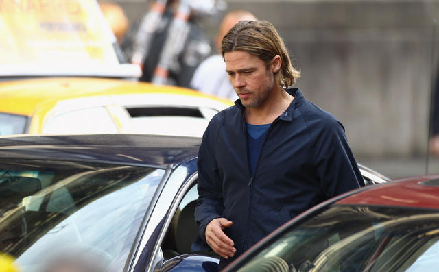 ブラッド・ピット、『ワールド・ウォー Z』撮影風景 -(C) Getty Images