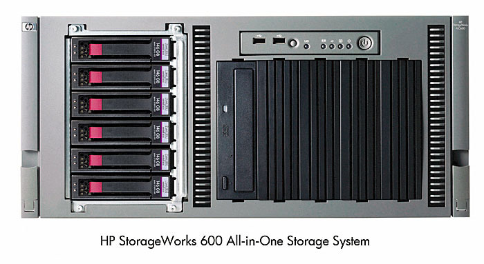 「HP StorageWorks 600 All-in-One Storage System」