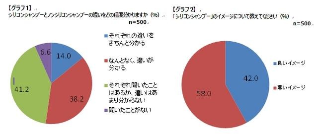 シリコンシャンプーとノンシリコンシャンプーの違いをどの程度分かりますか／「シリコンシャンプー」のイメージについて教えてください