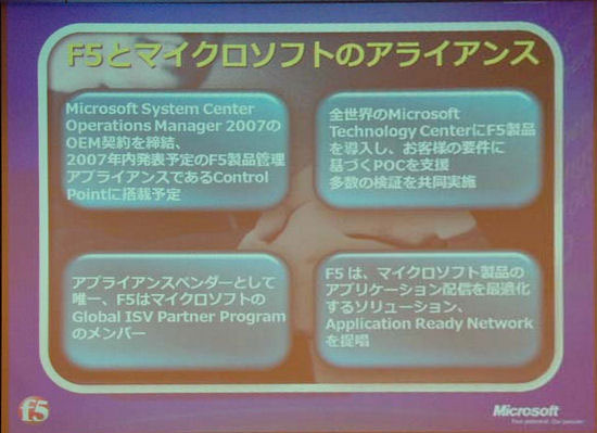 マイクロソフトとF5の協業戦略