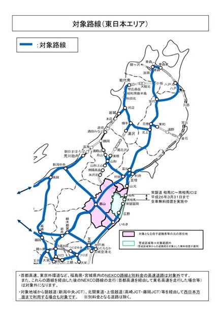 対象路線（東日本エリア）