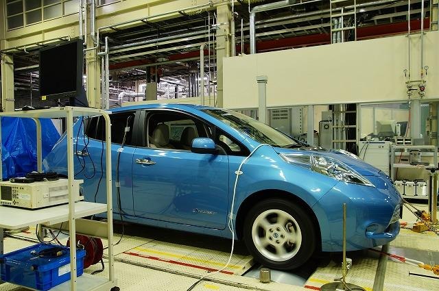 こちらはサイズの小さな4輪車用のシャシーダイナモ試験機。