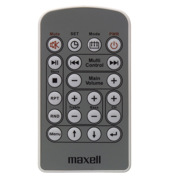 　日立マクセルは7日、iPodのメニュー操作も行えるマルチリモコンを採用したHi-Fiスピーカー「MXSP-2000」を発表。6月25日発売。価格はオープンで、予想実売価格は15,000円前後。