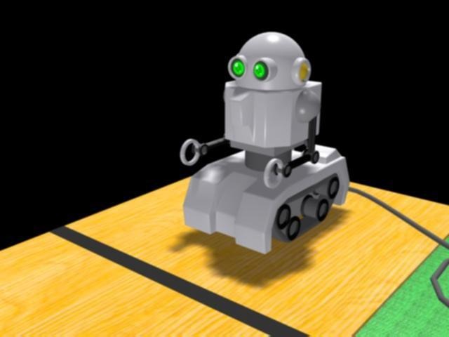 リモコン型ロボットのスタートゾーン