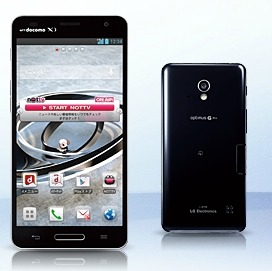 「docomo NEXT series Optimus G Pro L－04E」（Indigo Black）