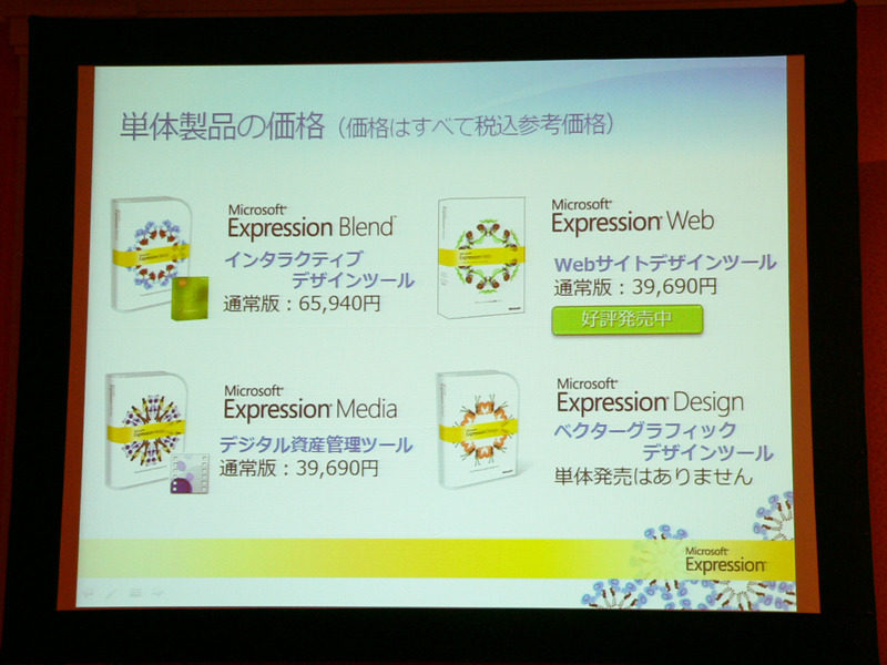 単体製品版の予想価格