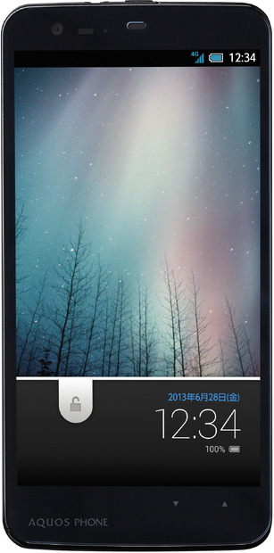 「AQUOS PHONE Xx 206SH」ブラックモデル