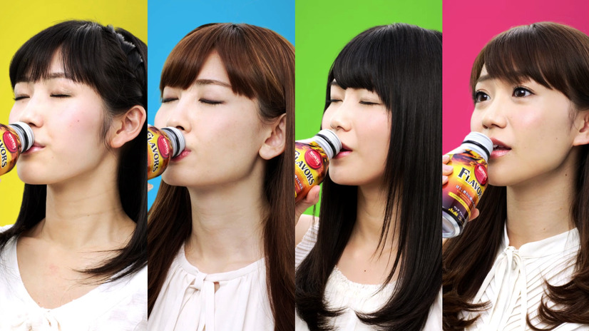 大島優子、渡辺麻友らAKB48メンバーが“初体験”で見せる表情は……？　「WONDA」新CM