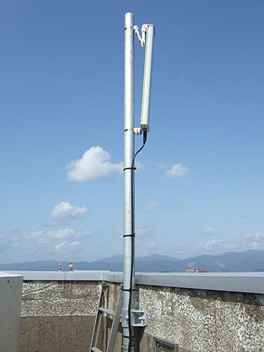 WiMAX基地局のアンテナ