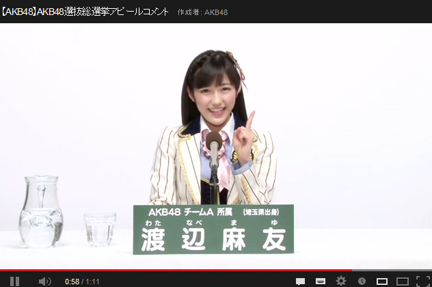 渡辺麻友
