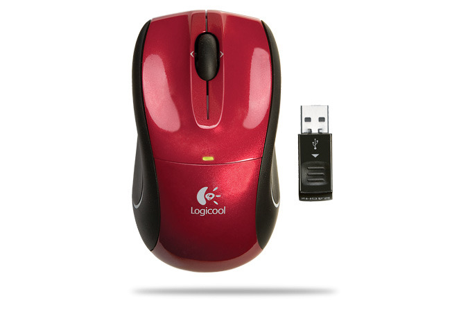 V320 Cordless Optical Mouse for Notebooks（レッド）