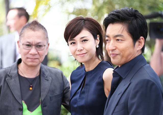 大沢たかお＆松嶋菜々子＆三池崇史監督／『藁の楯 わらのたて』 in 第66回カンヌ国際映画祭