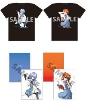 Tシャツ/クリアファイルセット　(C)カラー・GAINAX