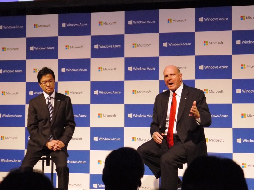 樋口泰行氏とスティーブ・バルマー氏