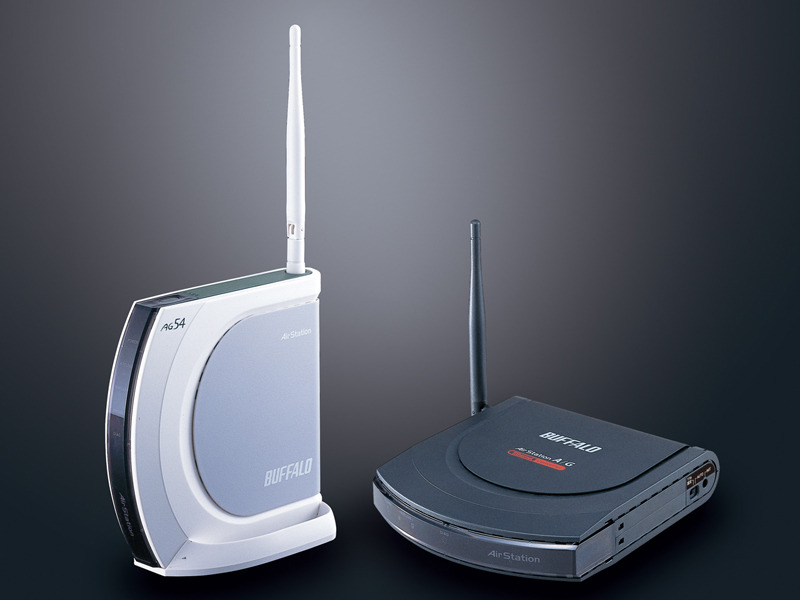 LAN端子用無線子機とのセットモデル「WHR-AMPG/E」
