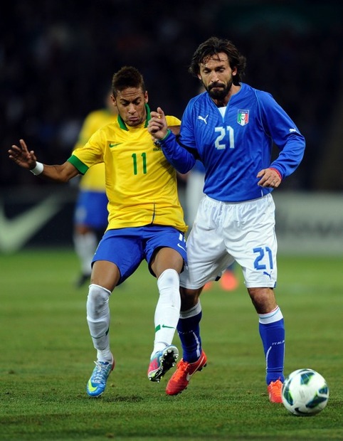 ネイマール（2013年3月。対イタリア、国際親善試合）　Getty Images