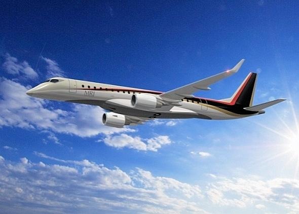 三菱航空機の国産小型ジェット旅客機「MRJ」の開発にもJAXAは関わっている。