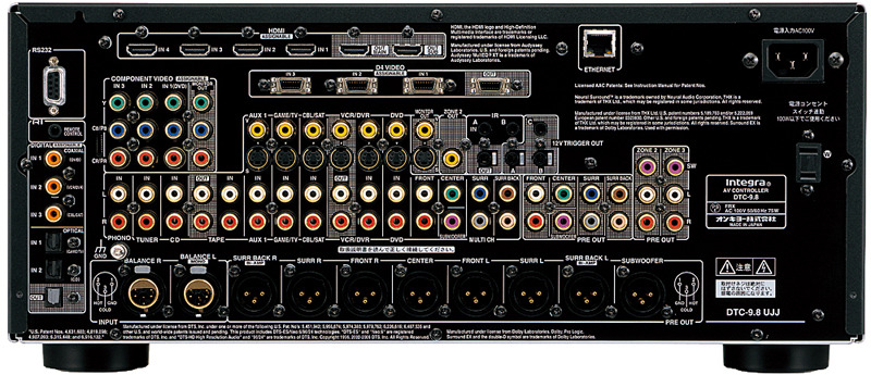 DTC-9.8の背面