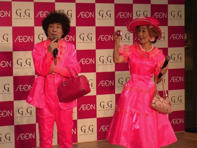 林家ペー&パー子夫妻（5月29日、イオン葛西店「グランド・ジェネレーションズモール」）