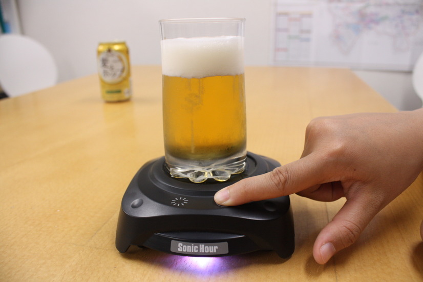 この通り立派な泡が
