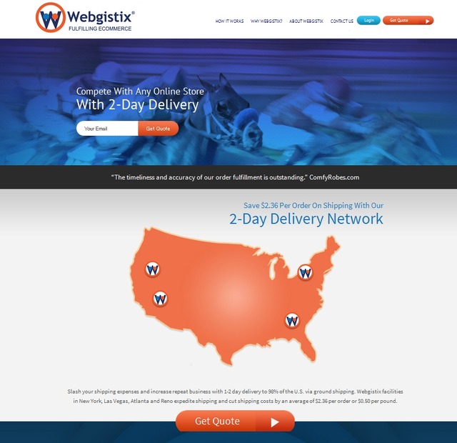Webgistix社サイト