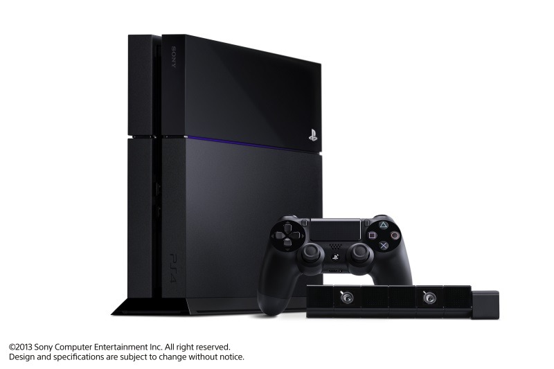 小型化が図られた「PlayStation 4」。コントローラー、カメラは別売り