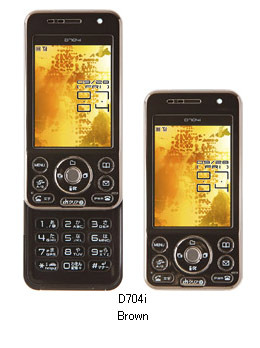 D704i（Brown）