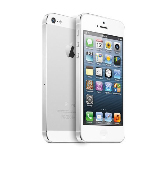 写真はiPhone 5。次期iPhone 5Sに9月発表説