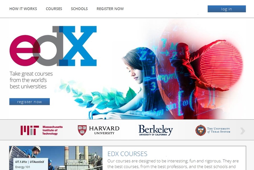 MITとハーバード大学によって創立されたMOOCのプラットフォーム「edX」