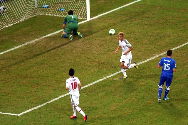 コンフェデレーションズ杯、日本3-イタリア4（6月19日）