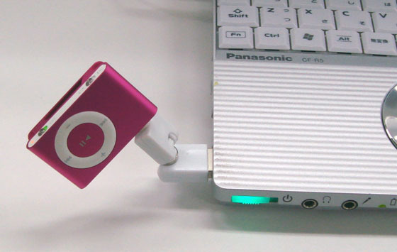 接続例（iPod shuffle/PCは別売）