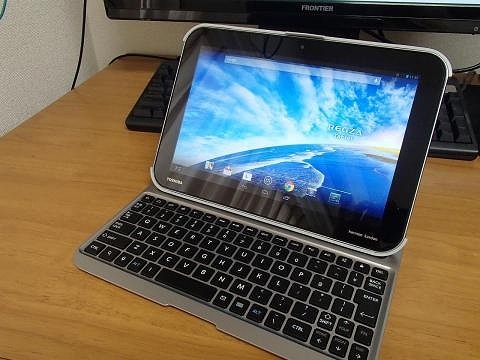 キーボードを装着した状態