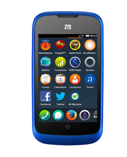 Firefox OS搭載スマートフォン「ZTE Open」