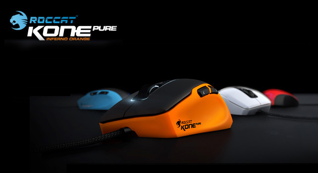 「ROCCAT Kone Pure Inferno Orange」外観