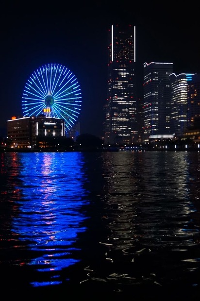 帰ってくることには横浜の夜景も