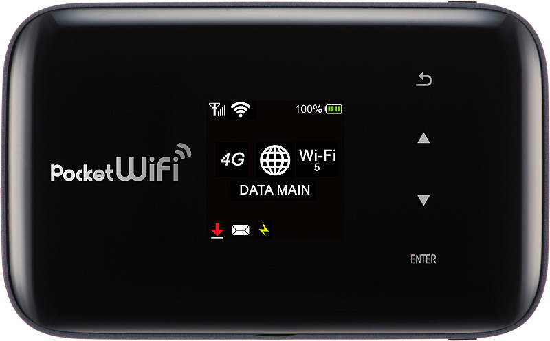 イー・モバイルのネットワークも利用できるモバイルWi-Fiルータ「Pocket WiFi 203Z」