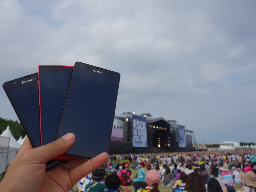 約17万人の来場者が熱狂した「ROCK IN JAPAN FESTIVAL 2013」の会場でスピードテストを行った