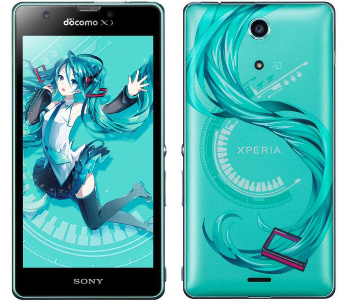 9日から先行展示される「Xperia feat. HATSUNE MIKU」