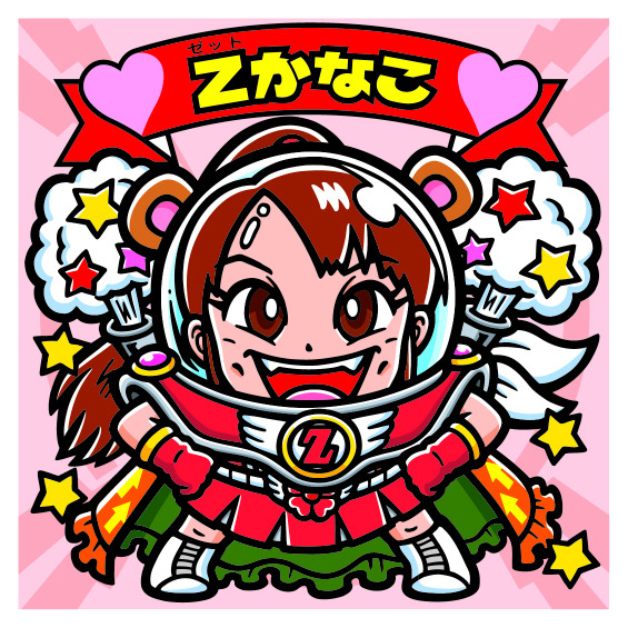 「ももいろクローバーZ　ももクロマンチョコ」シール（百田夏菜子）