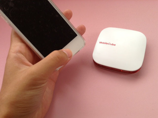 WiMAXルータ「Mobile Cube」で接続