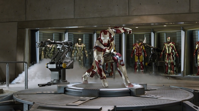 「アイアンマン3」のワンシーン