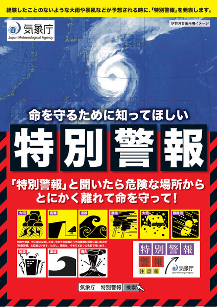 特別警報ポスター
