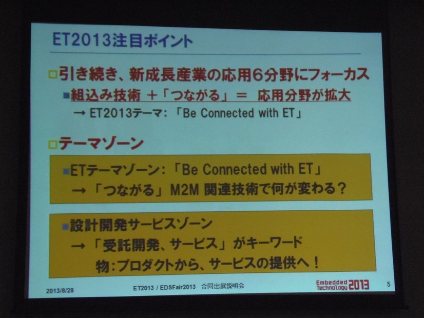 今年の目玉。新たに2つのテーマゾーンが設けられる