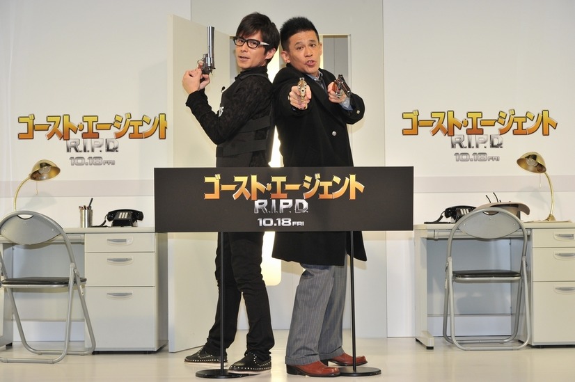 柳沢慎吾（右）と藤森慎吾