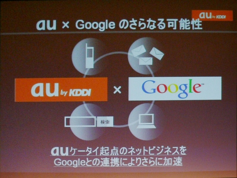 auとGoogleは盟友となった