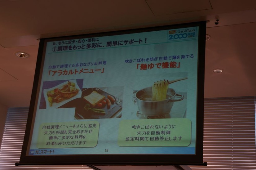 最新のガスコンロに採用される機能