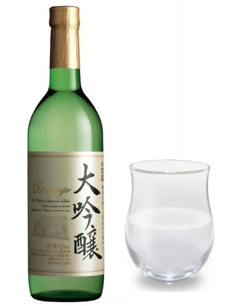 日本盛 大吟醸720ml瓶と「味わいワイングラス」