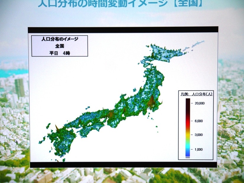 【CEATEC 2013 Vol.38】ドコモのモバイル空間統計…市長になった気持ち